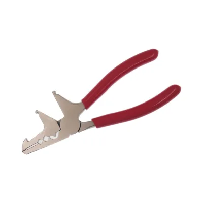 Carbon Express Serrated Jaw String-Loop Nocking Pliers Red Bow String Nock Point Pliers with D Loop Metric Measurement System