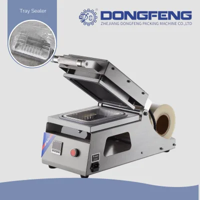 Box Sealing Machine Container Sealing Machine Manual Tray Sealer Fast Food Pre-made Dishes Preservation Dust Proof Prevention