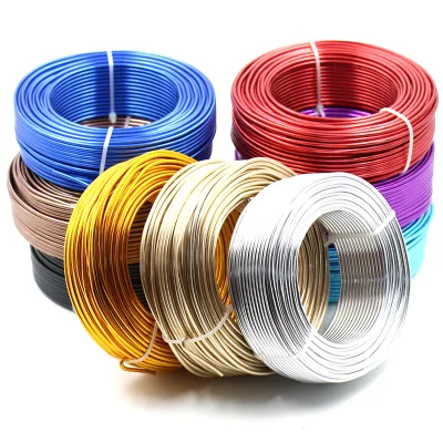 Wholesale Prime Quality Aluminum Craft Wire Golden Color for Industrial Rose 5A02 5A03 5A05 High Precision Aluminum Wire