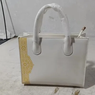 Low MOQ PU Leather Handbags Printed Pattern Tote Bags for Daily Office Use Custom Logo