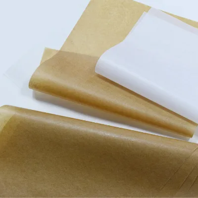 Kraft Greaseproof Disposable Thickened Food Mat & Barbecue Tray Paper for Hamburger Pizza Fried Snacks