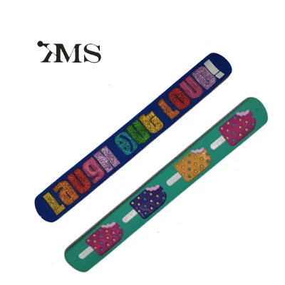 OEM Custom Cheap Personalized Silicone Kids Snap Band