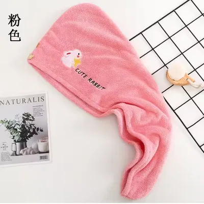 Coral Velvet Hair Towel Customized Clean and Dry Towel Fast Drying