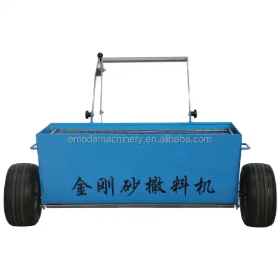 Efficient Construction Spread Hand Propelled Emery Spreader