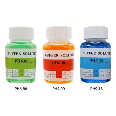 Electrode Ph Meter Buffer Solution 50 Ml/bottle Buffer Solution Calibration Liquid Plastic Bottle