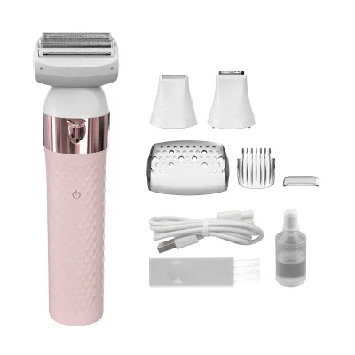 Explosive Models Lady Electric Shaver Bikini Body Trimmer IPX7 Nose Hair Removal Machine for Women Rechargeable 4 in 1 5V 1A