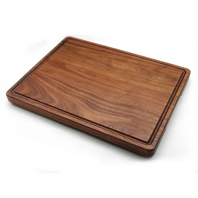 Large Custom Size Wooden Chopping Thick Walnut Cutting Board with