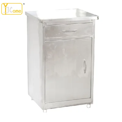 Stainless Steel Bedside Table Cabinet