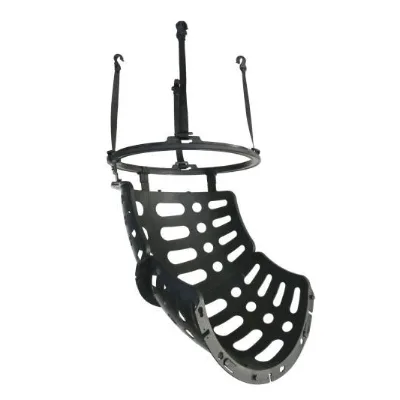 SBA305 360-degree Basketball Return System Training Equipment Black PP Material Compatible with 38cm & 45cm Rims