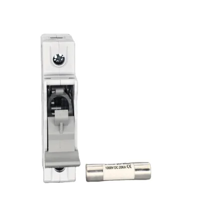 OEM ODM CE CYDUN PV 1000V High Breaking Capacity Plastic Fuse Holder for 10*38mm Fuses Indicating Fast Blow DGPV-32