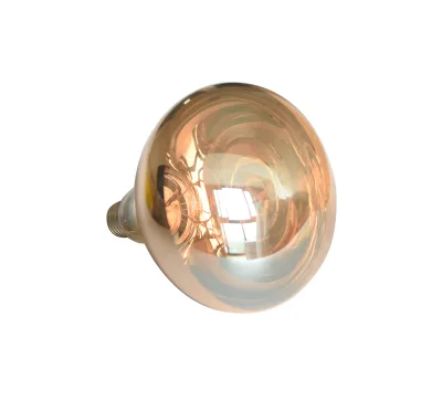 110V/220V Light Gold Color Infrared Heating Light Bathroom Heater Bulbs E26/E27 Infrared Heat Bulbs 250w Bathroom Heater Lamp