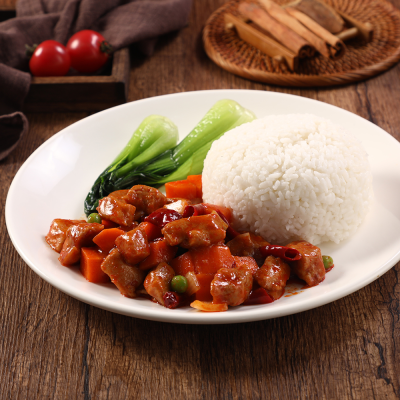 Factory Provide Directly Chinese Traditional Food Spicy Diced Chicken Ready Meals Frozen Food Package