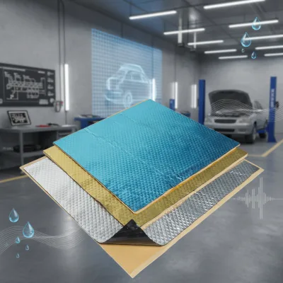 Wan Er Easy Installation Modern Waterproof Sound Dampening Sheets 3D Model Design Car Truck (Aluminum Foil + Butyl Rubber) 5+