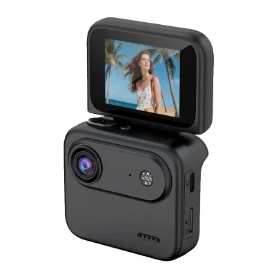 Y360 New Outdoor Video Recorder Wide-angle Lens Image Stabilization Mini 4K Sport Action Camera with Flip Screen