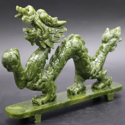 Buyer Gemstone Feng Shui Gemstone Rough Natural Jade Stone Dragon
