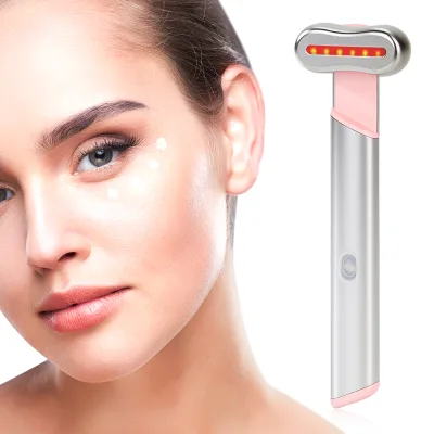 2024 Trending Portable Home Use Vibration Eye Beauty Tools Free Custom Logo Facial Electric Eye Massager Pen Eye Massager Wand