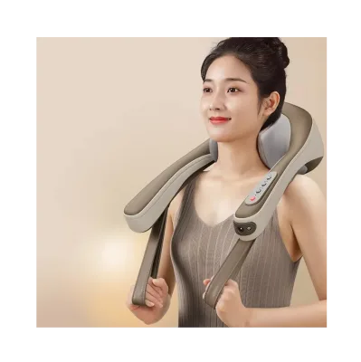 JAMOOZ 4D Robotic Hands Simulation Kneading Neck Massager Multipurpose Cervical Spine Massager