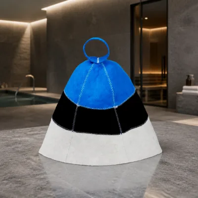 100% Wool Sauna Hat for Winter Fashion Unisex Use Hot Spring Bath Solid Color Water Absorbent & Dry Hair
