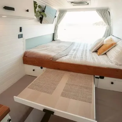 Rv Lift Bed Customization RV Aluminum Furniture Light Aluminum Furniture for Camper Carven