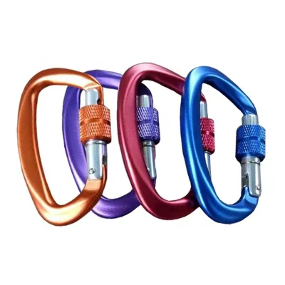 Dog Leash 12KN Screw Locking Carabiner Aluminum for Backpack