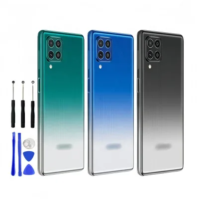 Hot Sale Glass Replacement With Adhesive Sticker Precise Camera Cutout Battery Back Cover for Galaxy F62 SM-E625F SM-E625F/DS