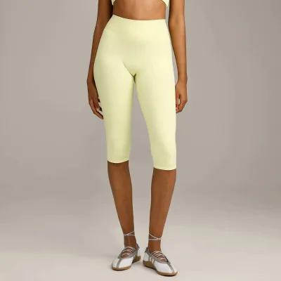 Ladies High Waisted Yoga Capri Pants Butt Lifting Body Sculpting Quick Dry Moisture Wicking Gym Workout Leggings Activewear