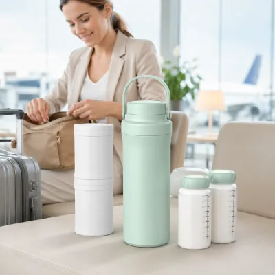 Portable Mini Breastmilk Cooler Breast Milk Flask Cooler Milk Storage Bottle for Travel Mom Outdoor Camp Chiller