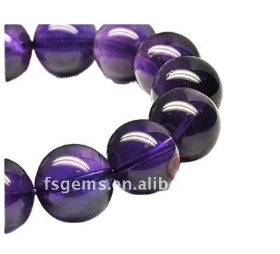 High Quality Amethyst Crystal Bead Bracelet Classic Religious Star Number Pattern Wedding Party Gift for Special Occasions