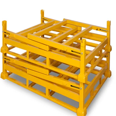 Good Quality Powder Coated Foldable Rack Foldable Galvanized Container