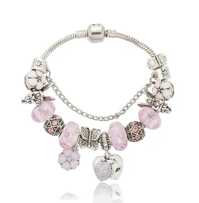 Factory Sale pink Mother Daughter Bracelet Mothers Day Bracelets Gift