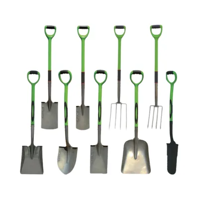 Professional Lightweight Durable Stainless Steel Garden Shovel with Anti-Slip Handle for Farming & Excavation