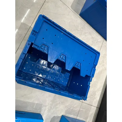 China Factory Price Small Solid Box Collapsible Fishing Seafood Turnover Plastic Tote Bag Mesh Plastic for Convenient Transport