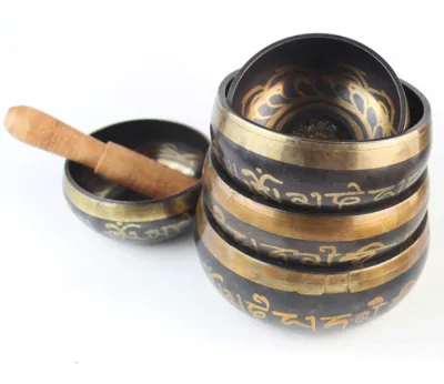 Handmade Himalayan Singing Bowl-China Hammered Metal Traditional Tibetan Yoga Meditation Chakra Healing Instrument Customizable