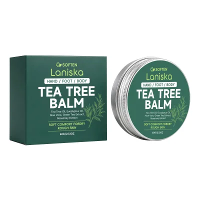 Private Label Tea Tree Oil Moisturizing Balm Body Hand and Foot Skin Care for Autumn Winter Heel Balm Foot Balm Body Care Balm