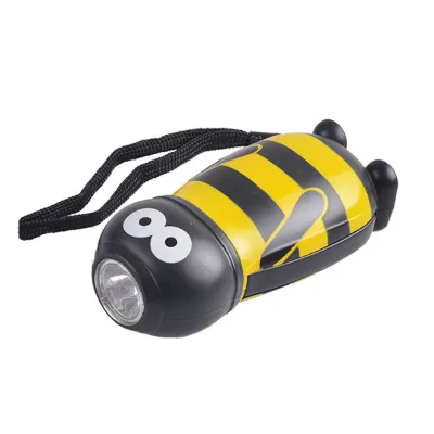 ultra Bright 0.5W Led dynamo Hand Press Torch tiger Head Flashlight for Promotion