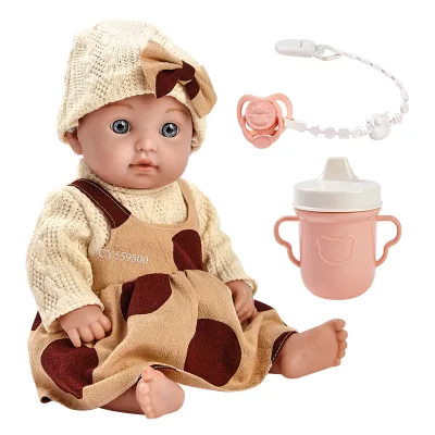 Realistic 12 Inch Newborn Soft Body Baby Doll Toy for Kids Girls' 30cm Vinyl With Accessories Newborn Baby Doll Toy
