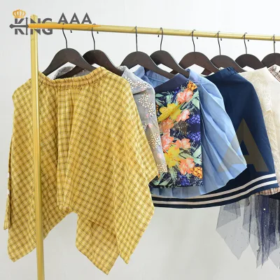 Sexy Girls Short Dress Second Hand Clothes Girls Cotton Mini Skirts Used
