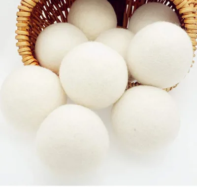 Factory Handmade White100% Organic New Zealand Wool Drying BallHot Selling Householdball of Wool