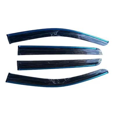 Window Door Visor Black Rain Sun Door Visor for DODGE RAM 1500