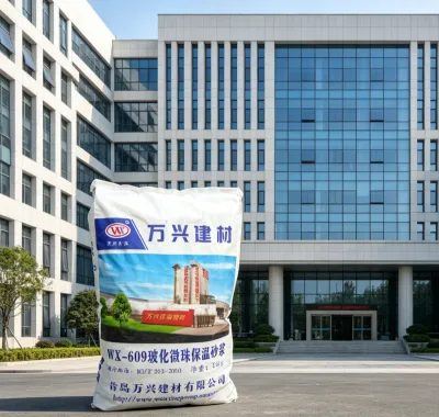 High Efficiency Perlite Thermal Insulation Mortar with High Strength for Energy Saving Exterior Walls