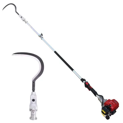 3M 26cc Long Pole Brush Cutter 2 Stroke Oil Palm Fruit Harvester Machine for Cuts in Hard-to-Reach Areas