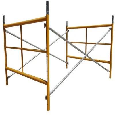 Customizable Multifunctional Movable Thickness Powder Coated Steel Frame Scaffold for Construction H Frame Scaffolding