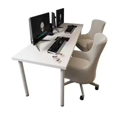 Modern Minimalist Hot Sell White MDF Computer Desk Home Office Furniture