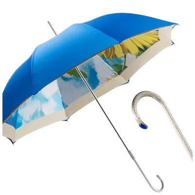 Creative Business Gifts Double-Layer Manual Straight Umbrella Slap-Up Advertising Schirmchina Factory High Quality Umbrella