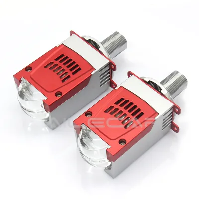 Y16 Mini 1.6inch Matrix Projector With Fixer Headlight LED Chip With Low Beam 5000K-6500K Cool White Color Model