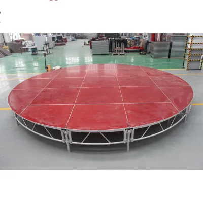 Dragonstage Dragon Round Wooden Stage, Movable Stage for Sale