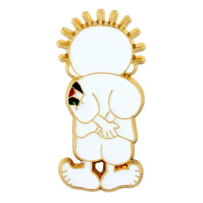 20 Years  Factory Customization Metal Handalah Palestine Boy Enamel Pin Hanzala Palestine Flag Lapel Pin