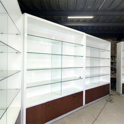 OEM and ODM Custom Style Retail Shop Perfume Store Wood Display Shelves for Wholesale Perfume Shop