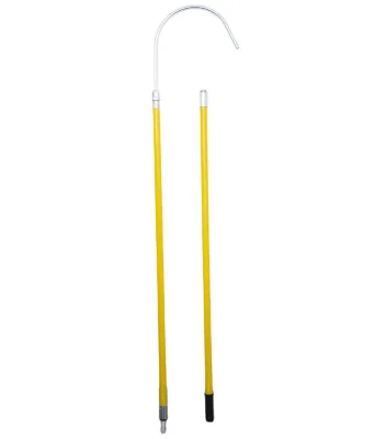 High Voltage Fiberglass Safety Electrical Insulated Rescue Hook Security Tools High Quality Electrical Personal Rescue Hook