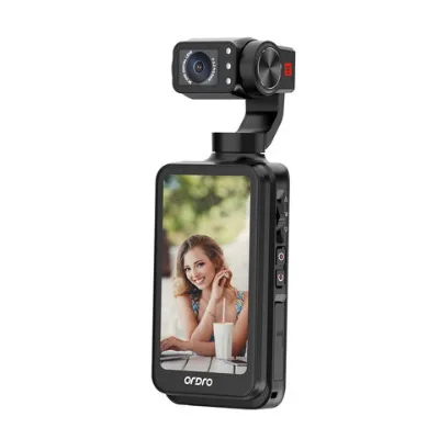 OEM 3.2'' Touch Screen WiFi 4K 3 Axis Gimbal Camera Action Cameras for Youtuber